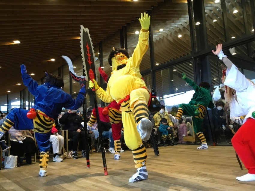 イベント】本成寺の鬼踊り👹出張公演がやってきます！ | 庭園の郷保内